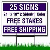 photos of Yard Sign Shipping photos of Yard Sign Shipping